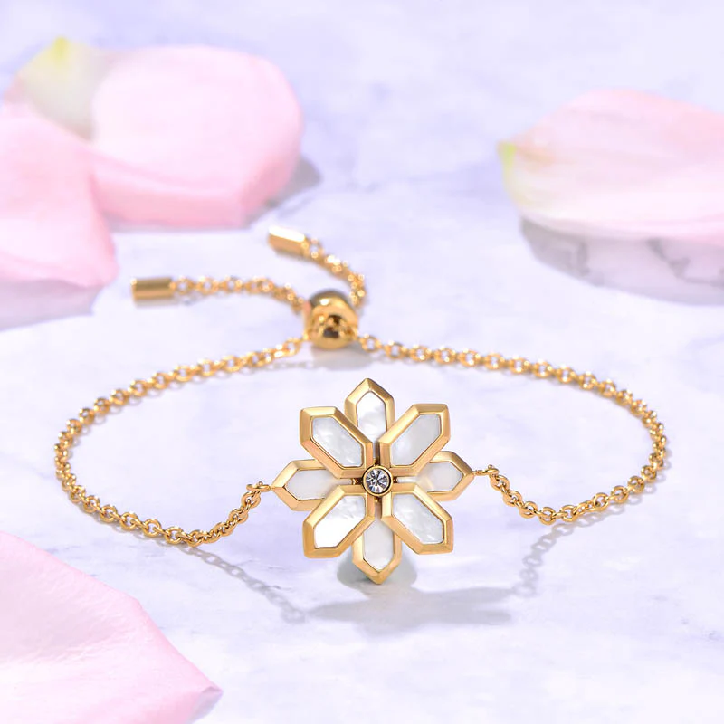 Lotus / Bracelet Pearl Gold - Image 3