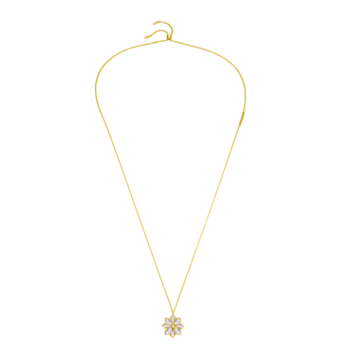 Lotus / Necklace Pearl Gold - Image 3