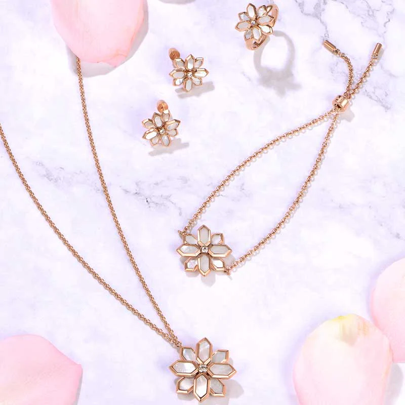 Lotus / Bracelet Pearl Rose Gold - Image 4