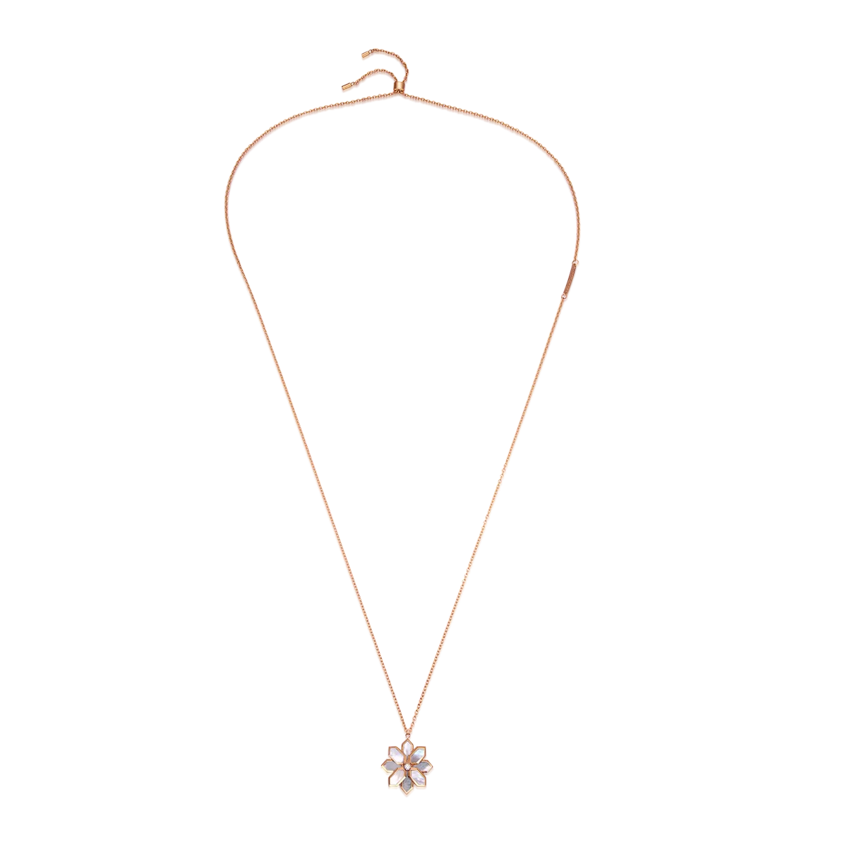 Lotus / Necklace Pearl Rose Gold - Image 3