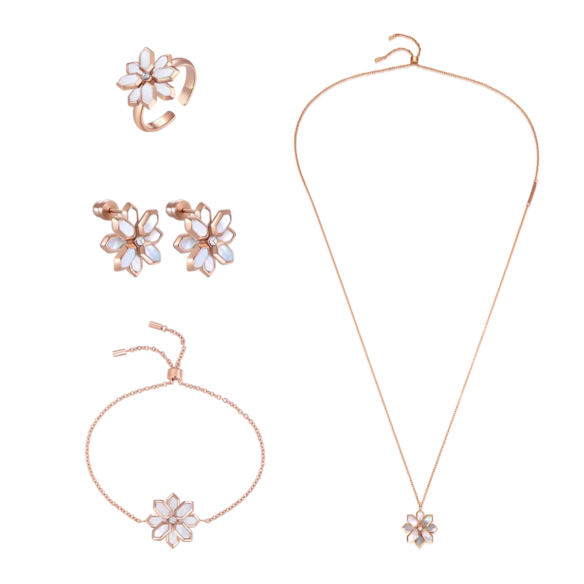 Lotus / Set Pearl Rose Gold - Image 6