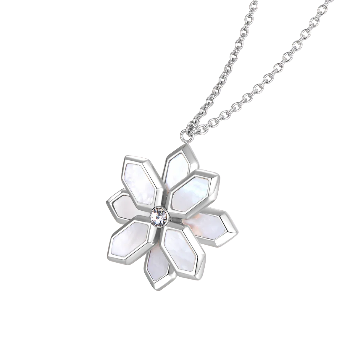 Lotus / Necklace Pearl Silver - Image 2