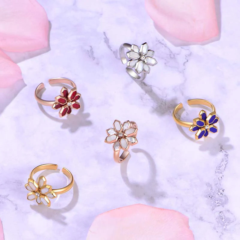 Lotus / Ring Red Rose Gold - Image 4