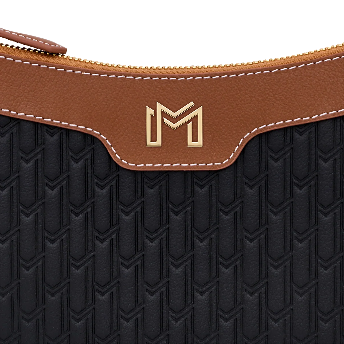 Mahra Handbag / Black & Tan - Image 3