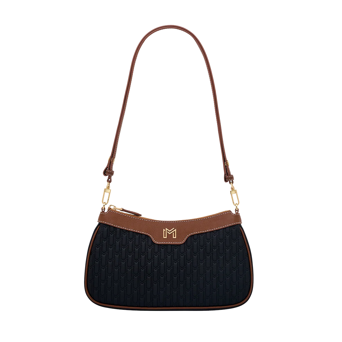 Mahra Handbag / Black & Tan - Image 5