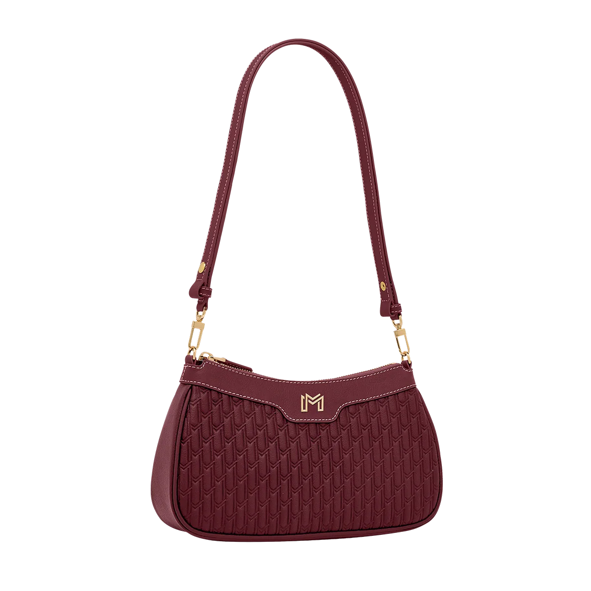Mahra Handbag / Burgundy - Image 9