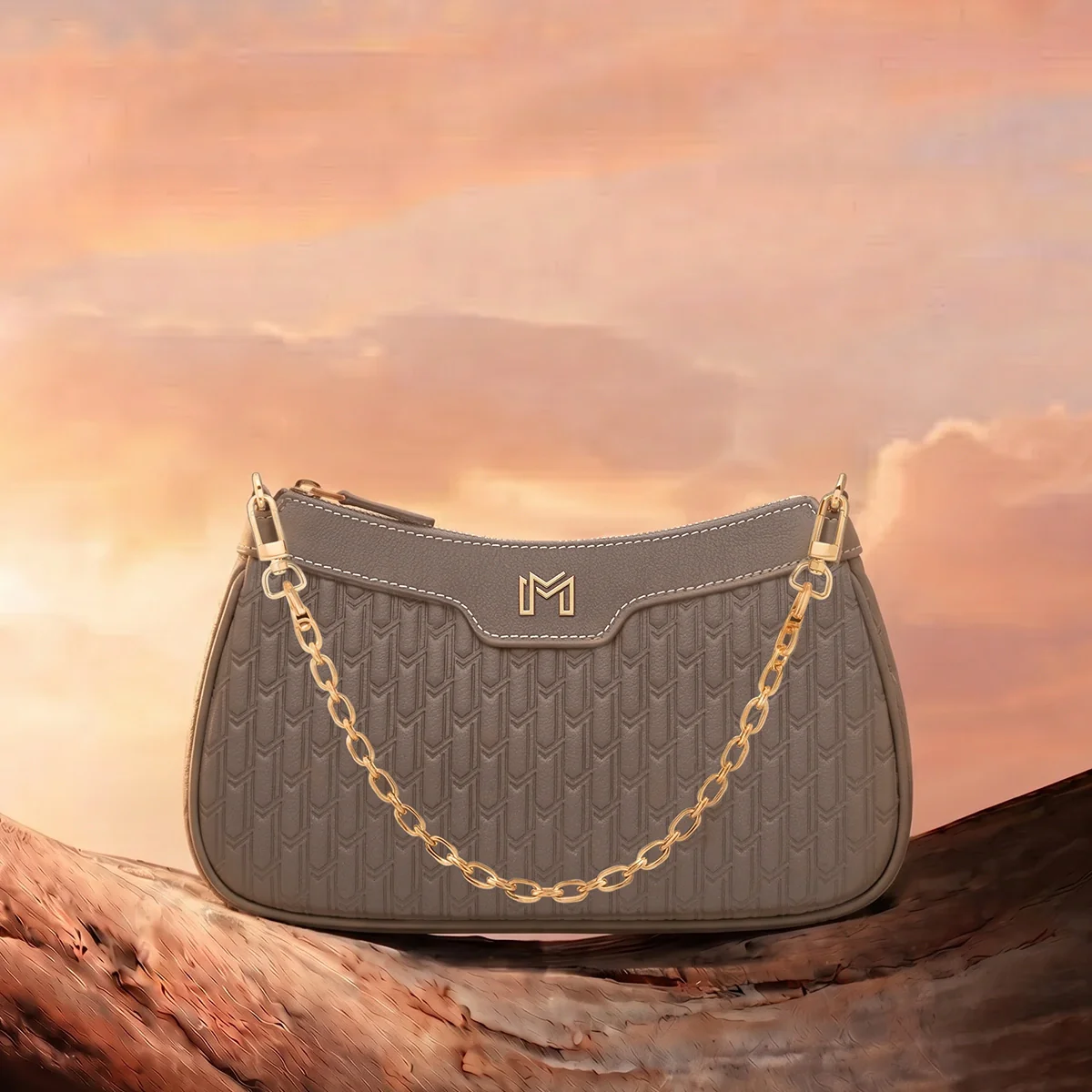 Mahra Handbag / Taupe - Image 6