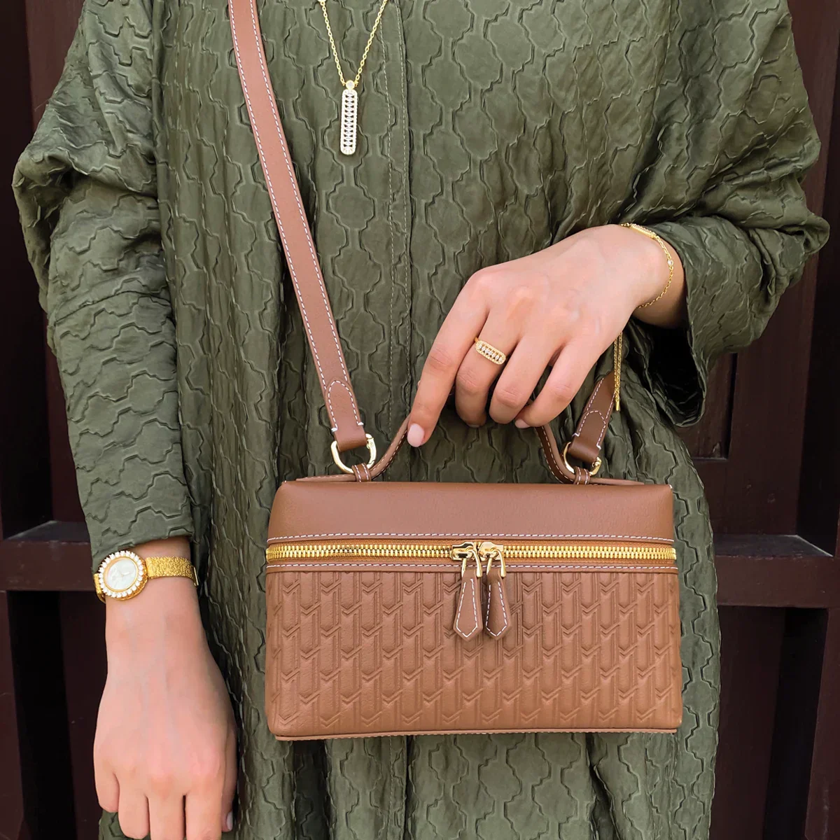 Maitha / Card Holder, Tan - Gift Set - Image 13
