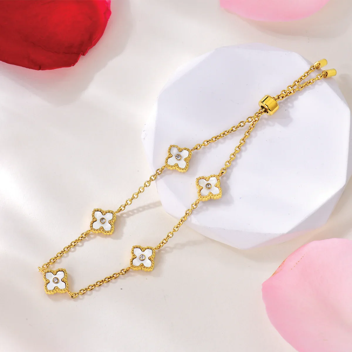 Mini Joory / Bracelet Pearl Gold - Image 4