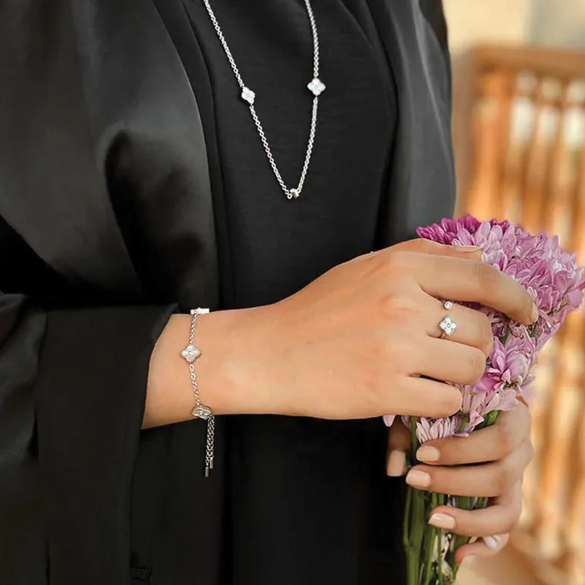 Mini Joory / Bracelet Pearl Silver - Image 8