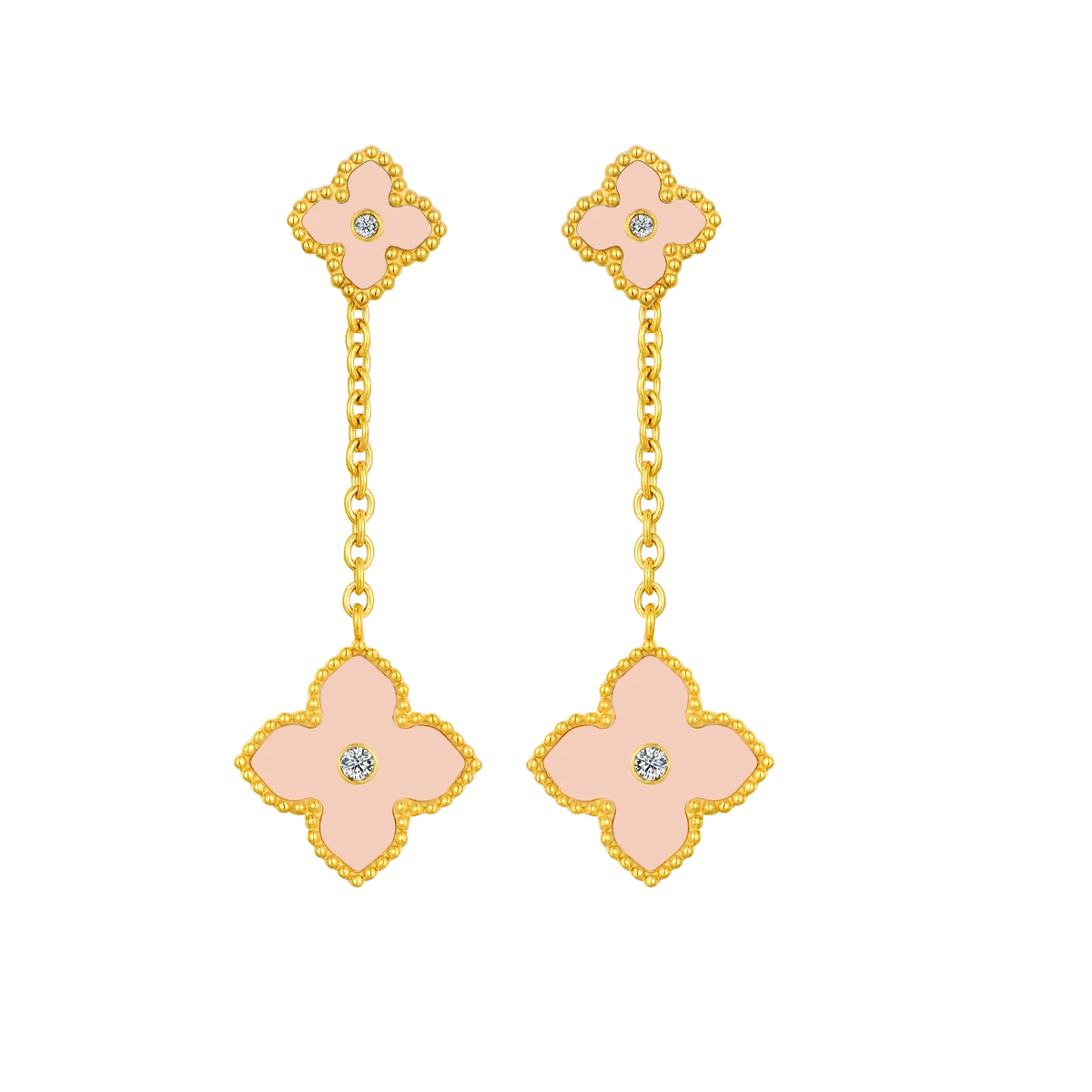 Mini Joory / Earrings Baby Pink Gold - Image 2