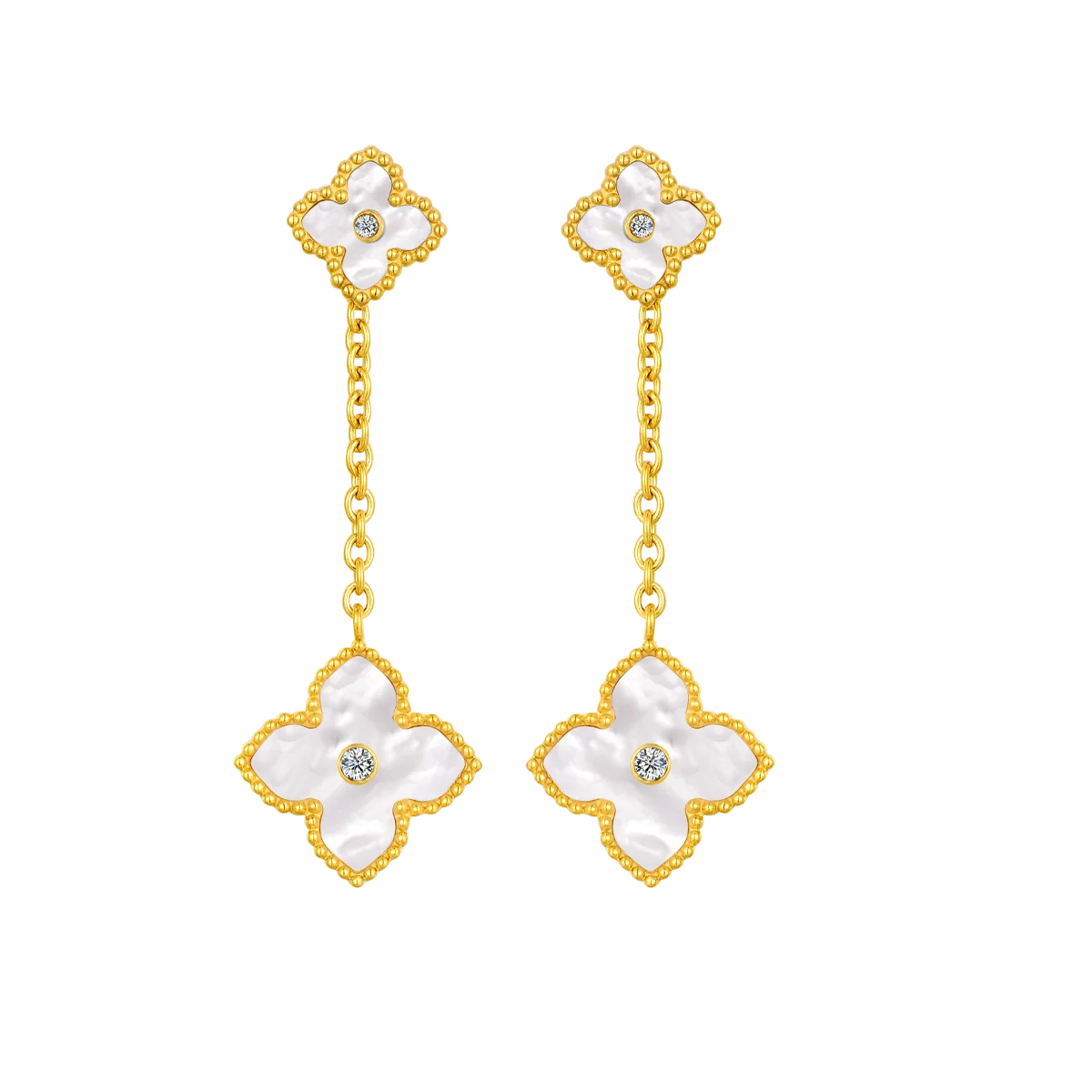 Mini Joory / Earrings Pearl Gold - Image 2
