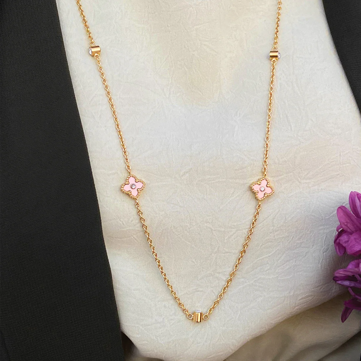 Mini Joory / Necklace Baby Pink Gold - Image 7