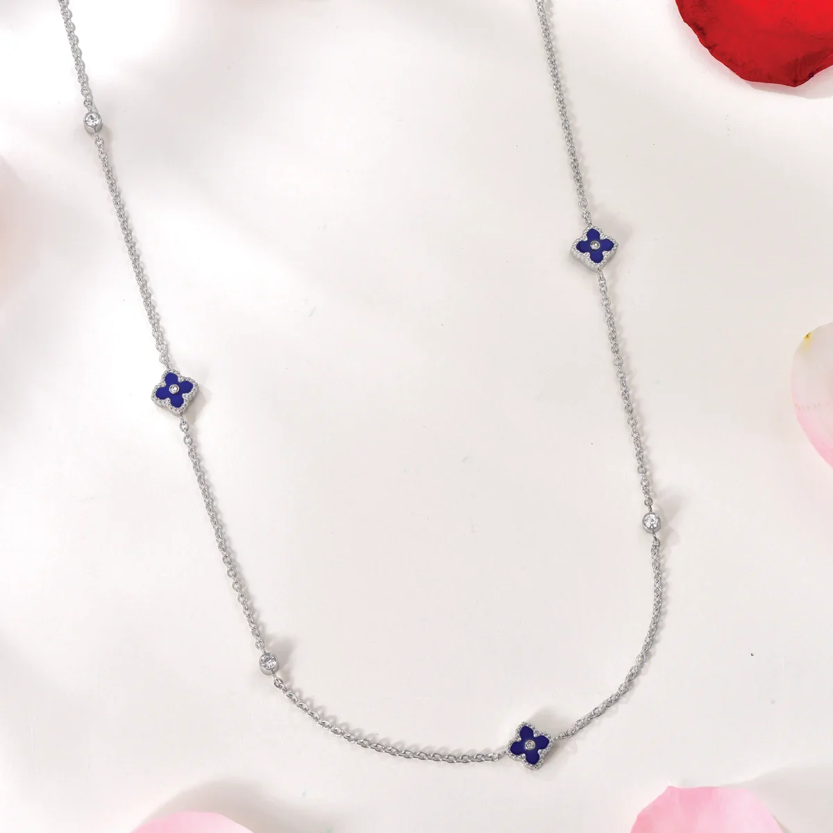Mini Joory / Necklace Blue Silver - Image 5