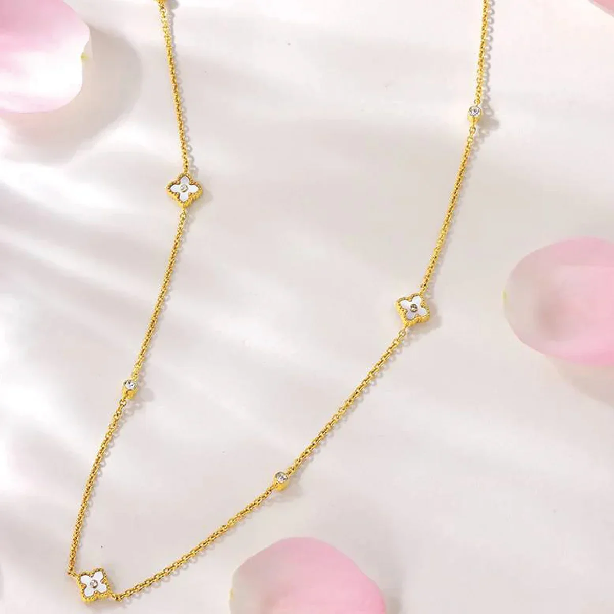 Mini Joory / Necklace Pearl Gold - Image 4