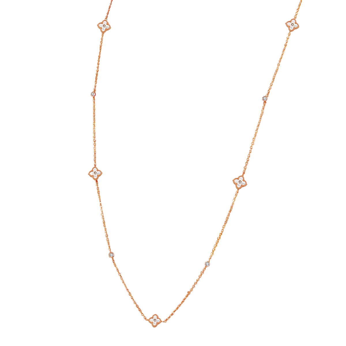 Mini Joory / Necklace Pearl Rose Gold - Image 3