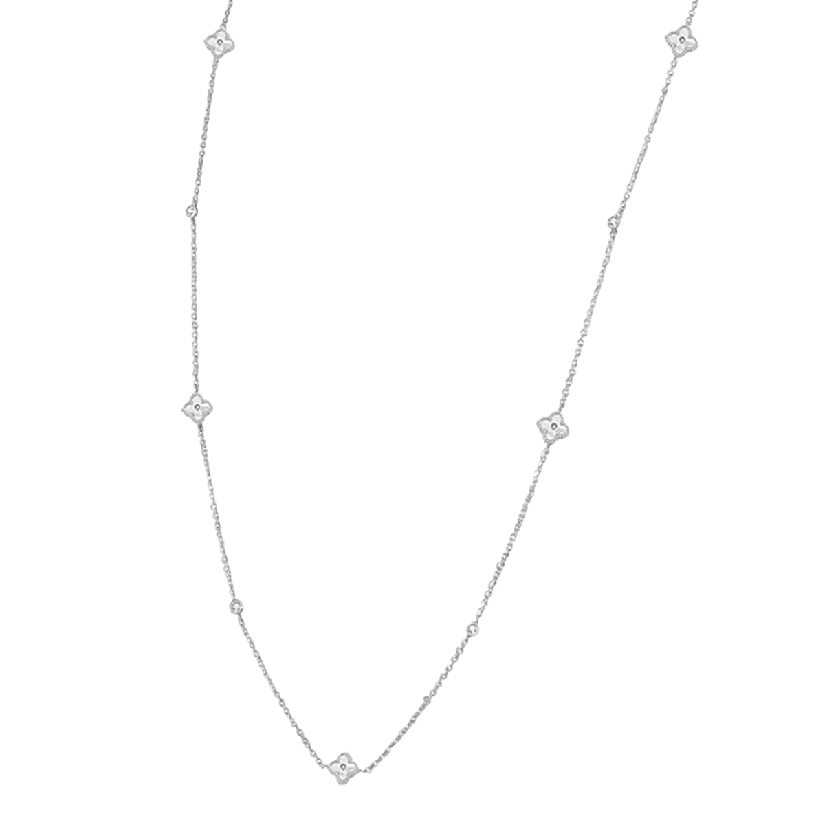 Mini Joory / Necklace Pearl Silver - Image 3