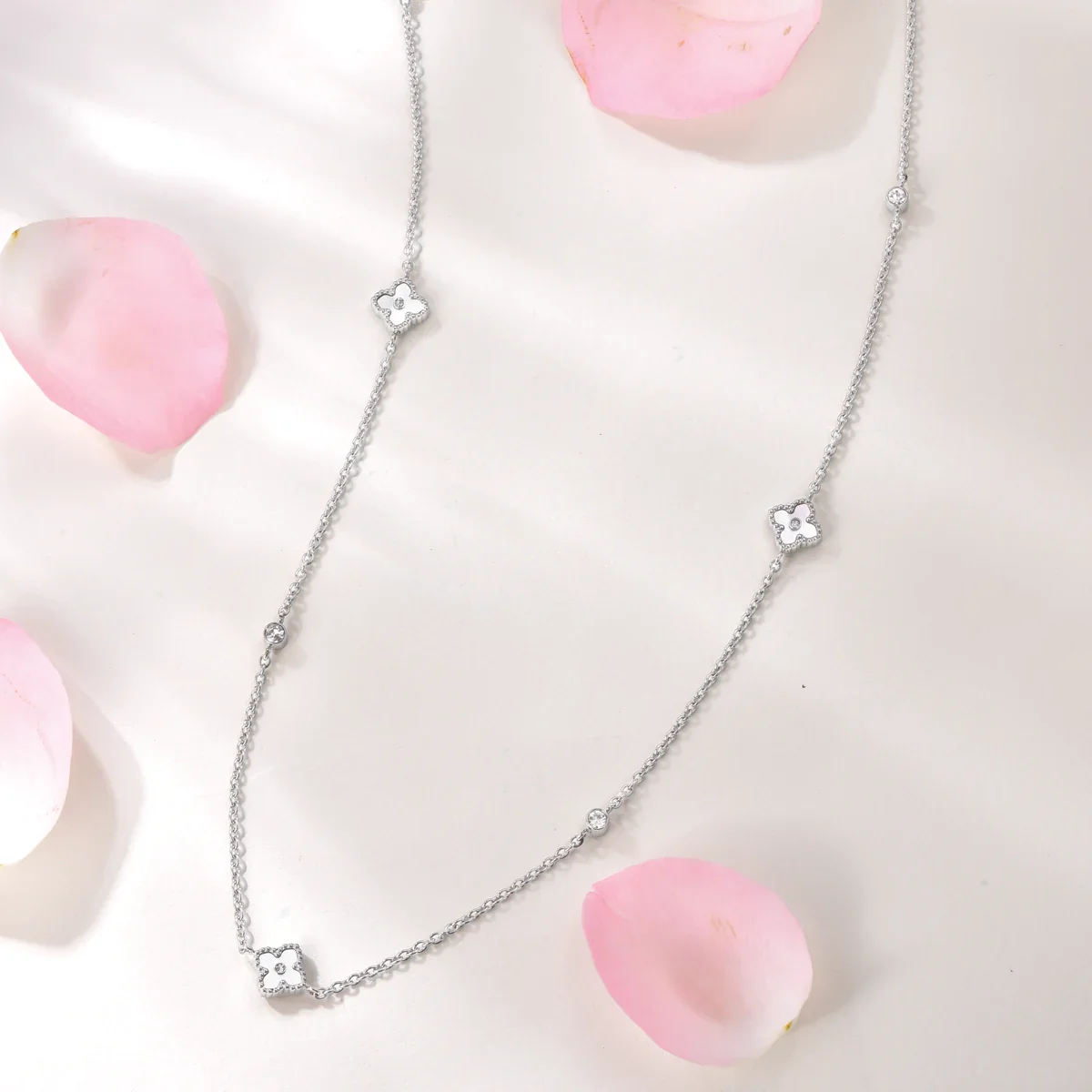 Mini Joory / Necklace Pearl Silver - Image 4