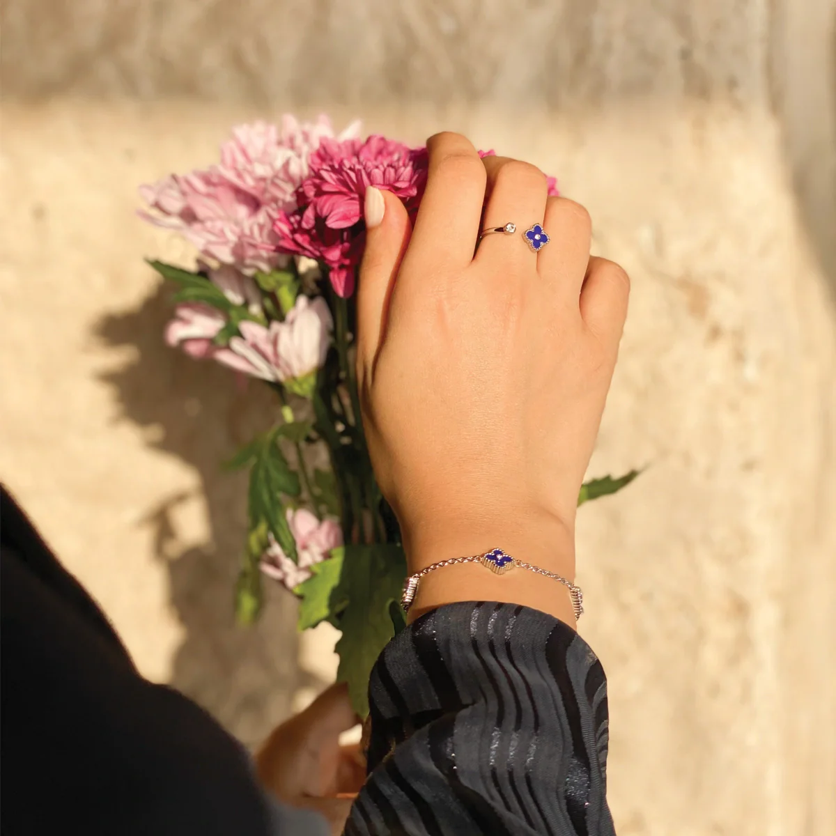 Mini Joory / Ring Blue Silver - Image 4