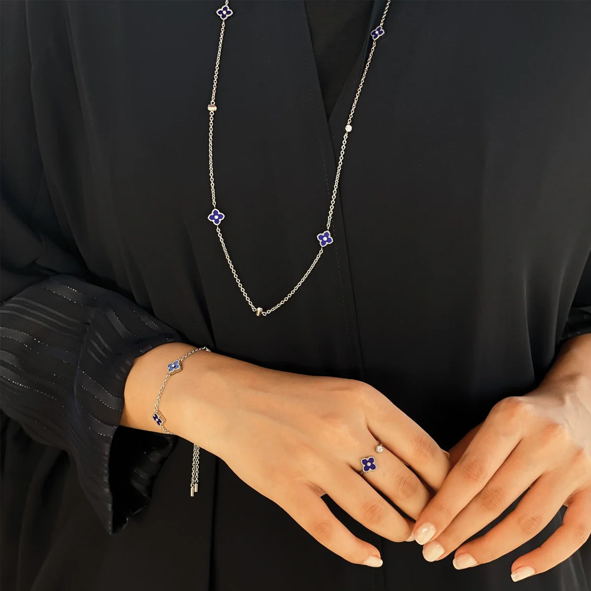 Mini Joory / Ring Blue Silver - Image 5