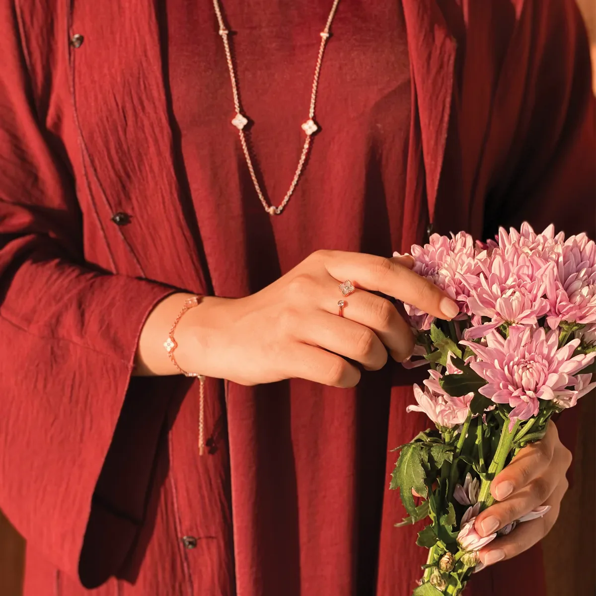 Mini Joory / Ring Pearl Rose Gold - Image 4