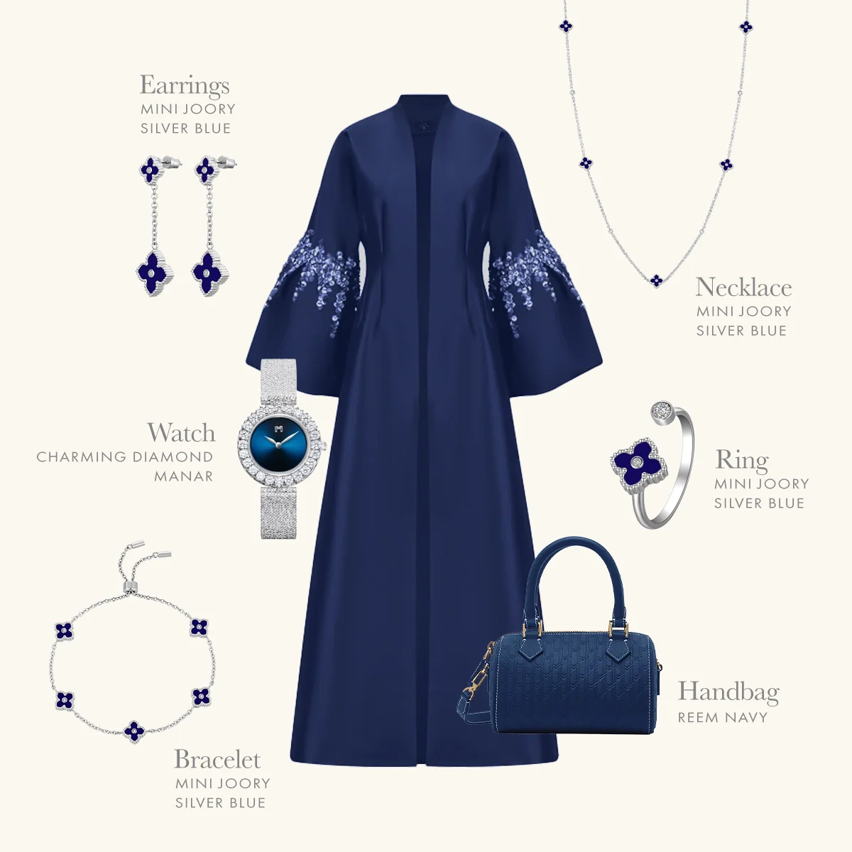 Mini Joory / Ring Blue Silver - Image 8