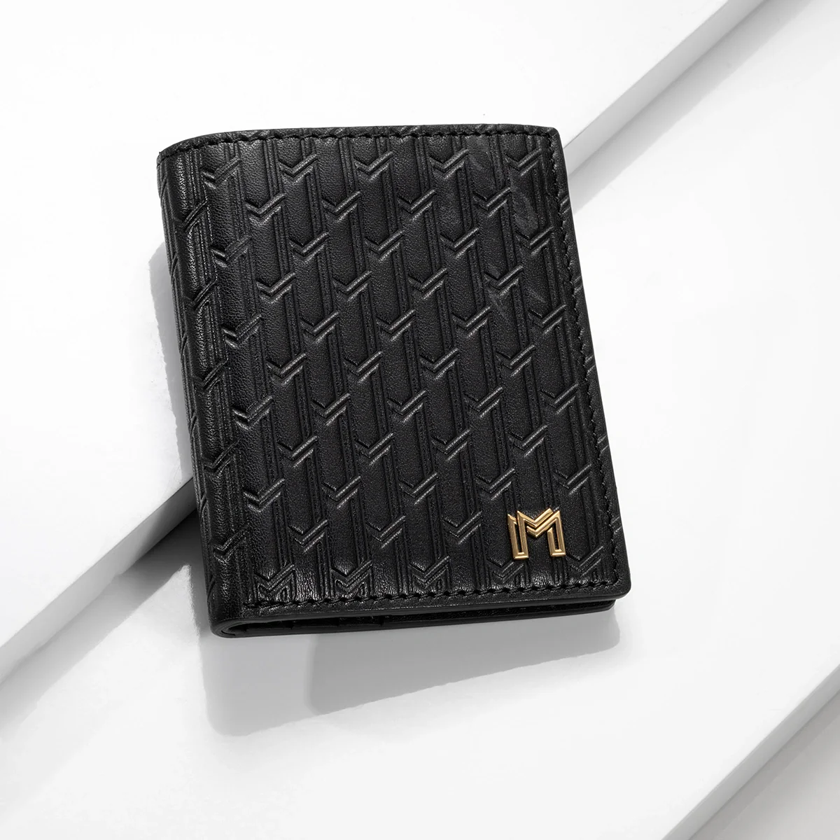 Italian Calfskin Leather Black / Gold - Image 4
