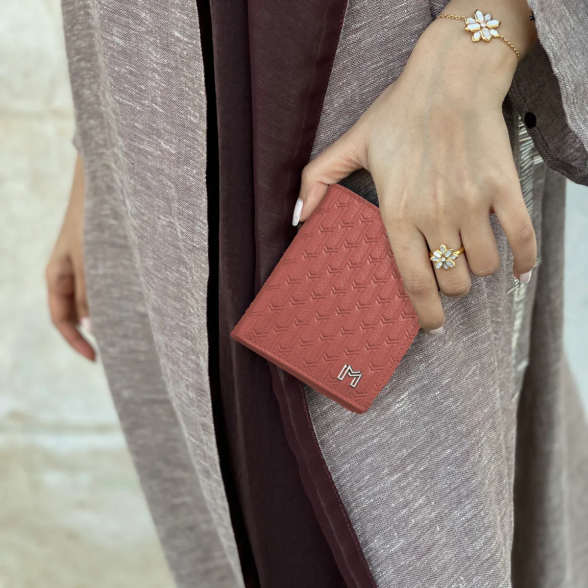 Camel Leather Pink / Silver - Image 7