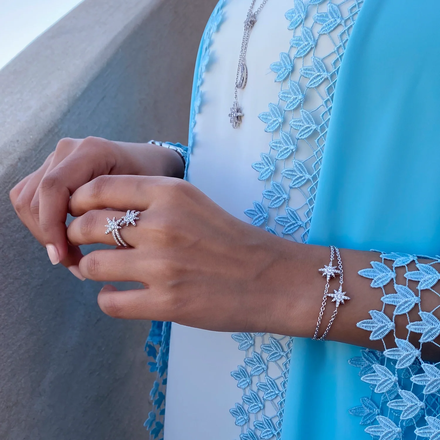 Moonstar / Double Ring Silver - Image 5