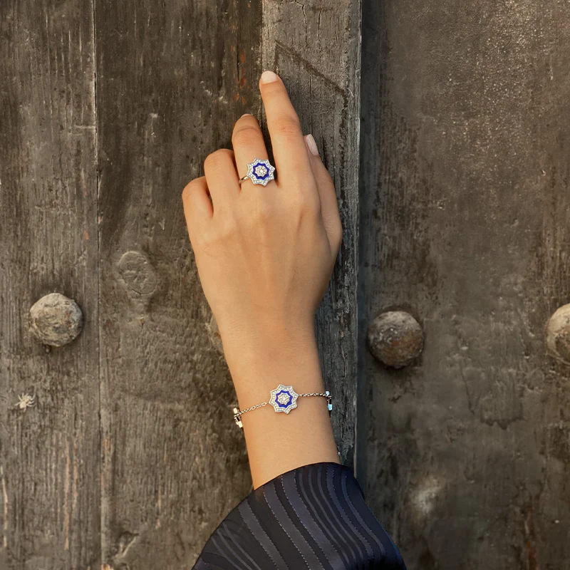 Najm / Bracelet Blue Silver - Image 4