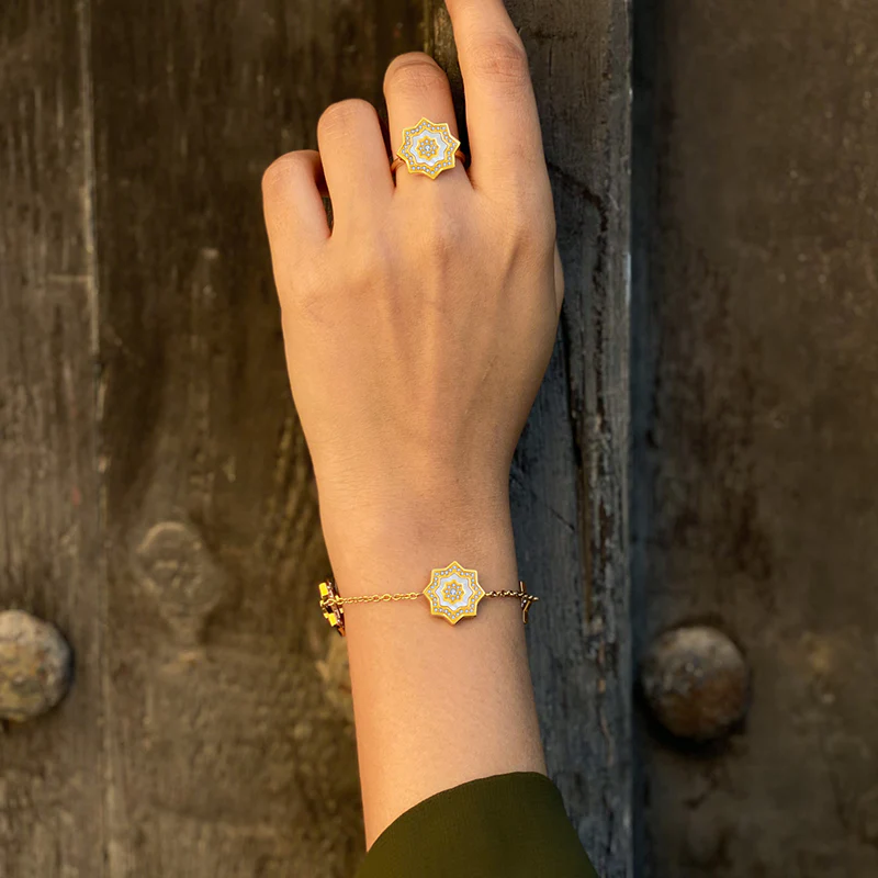 Najm / Bracelet Pearl Gold - Image 4