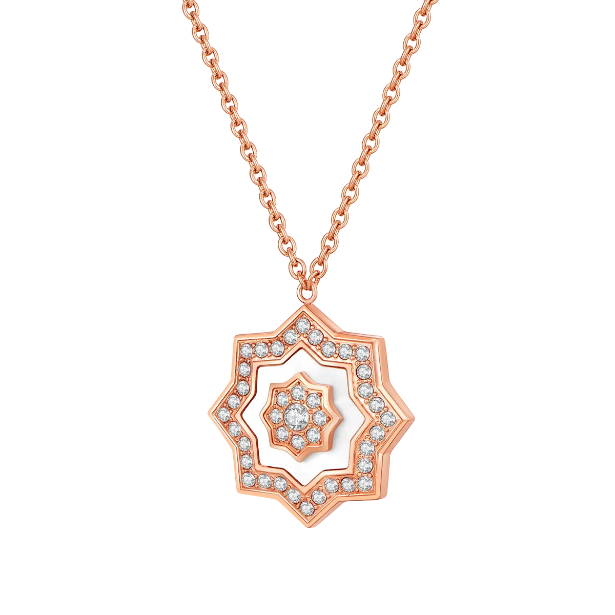 Najm / Necklace Pearl Rose Gold - Image 2