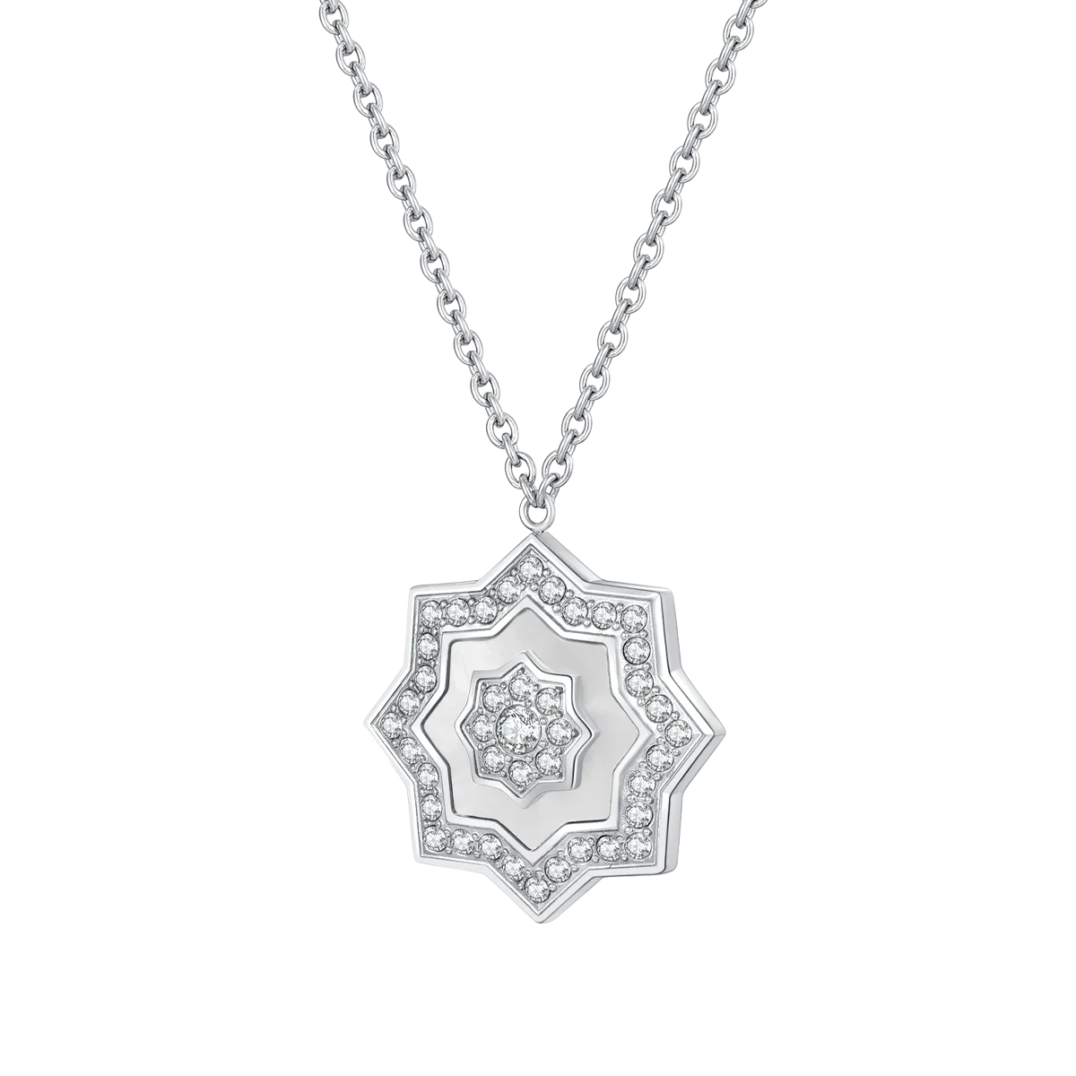 Najm / Necklace Pearl Silver - Image 2