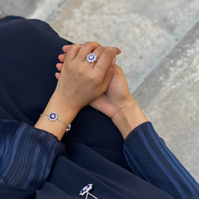 Najm / Ring Blue Silver - Image 3