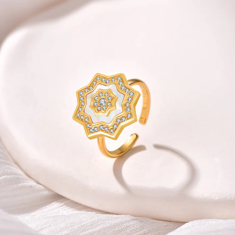 Najm / Ring Pearl Gold - Image 2