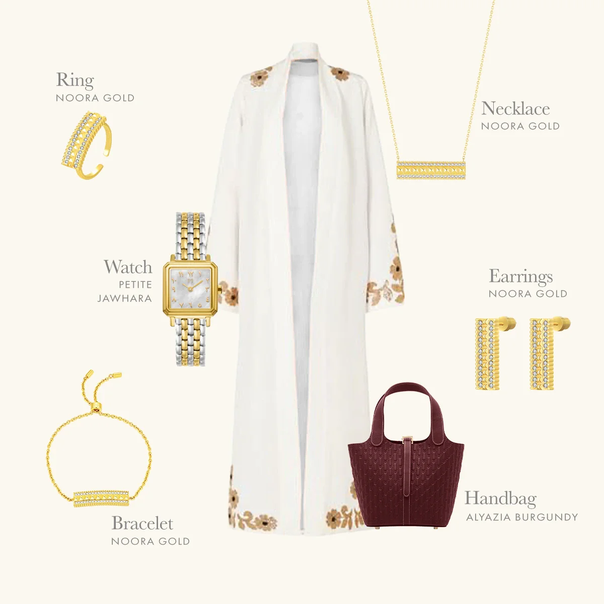 Noora / Earrings Gold - Image 8