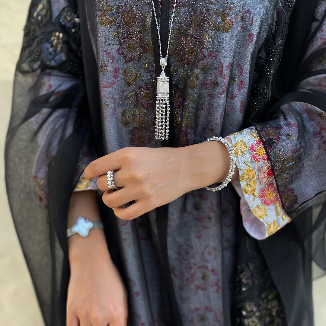Sadaf / Necklace Pearl Silver - Image 5