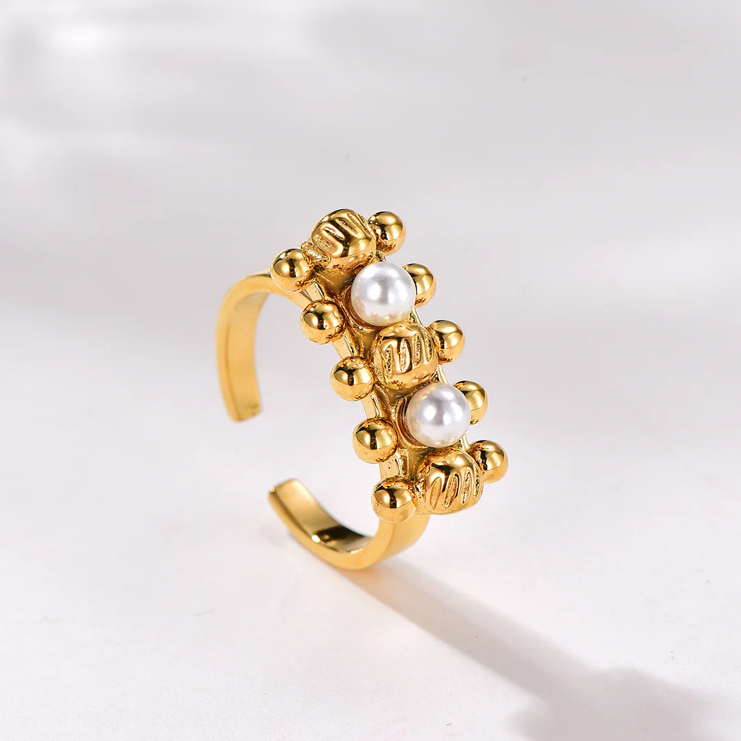Sadaf / Ring Pearl Gold - Image 2