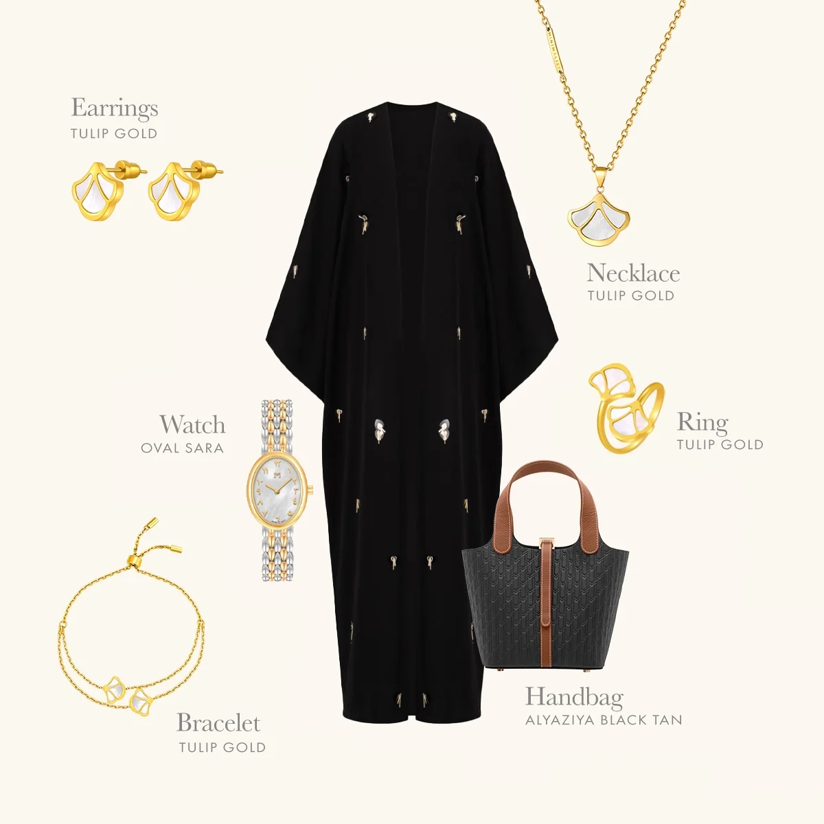 Sara / Tulip Pearl Gold Gift Box - Image 16