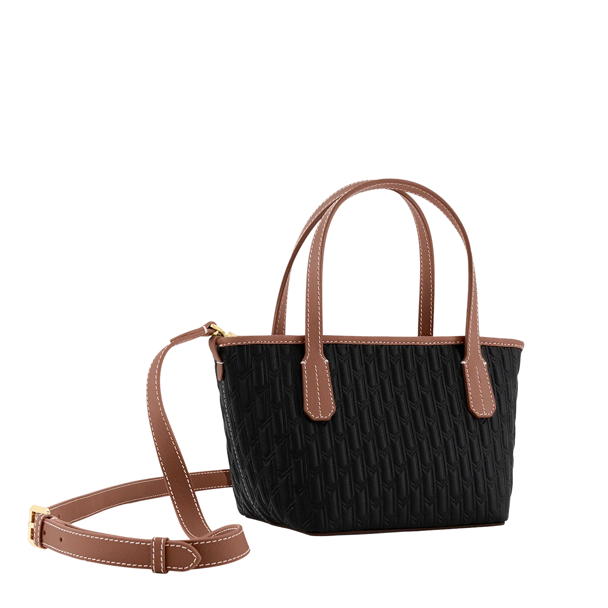 Shamma Handbag / Black & Tan - Image 7
