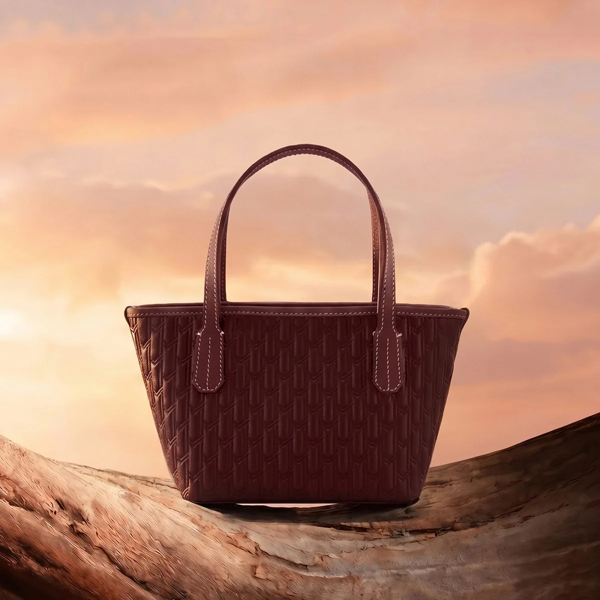 Shamma Handbag / Burgundy - Image 5