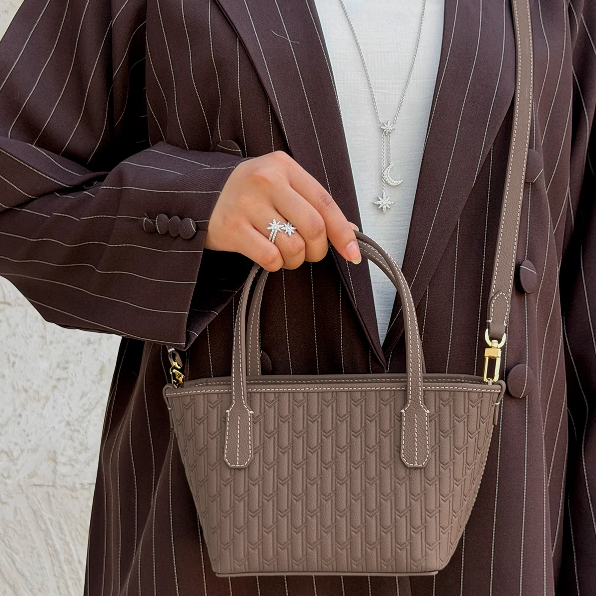 Shamma Handbag / Taupe - Image 6