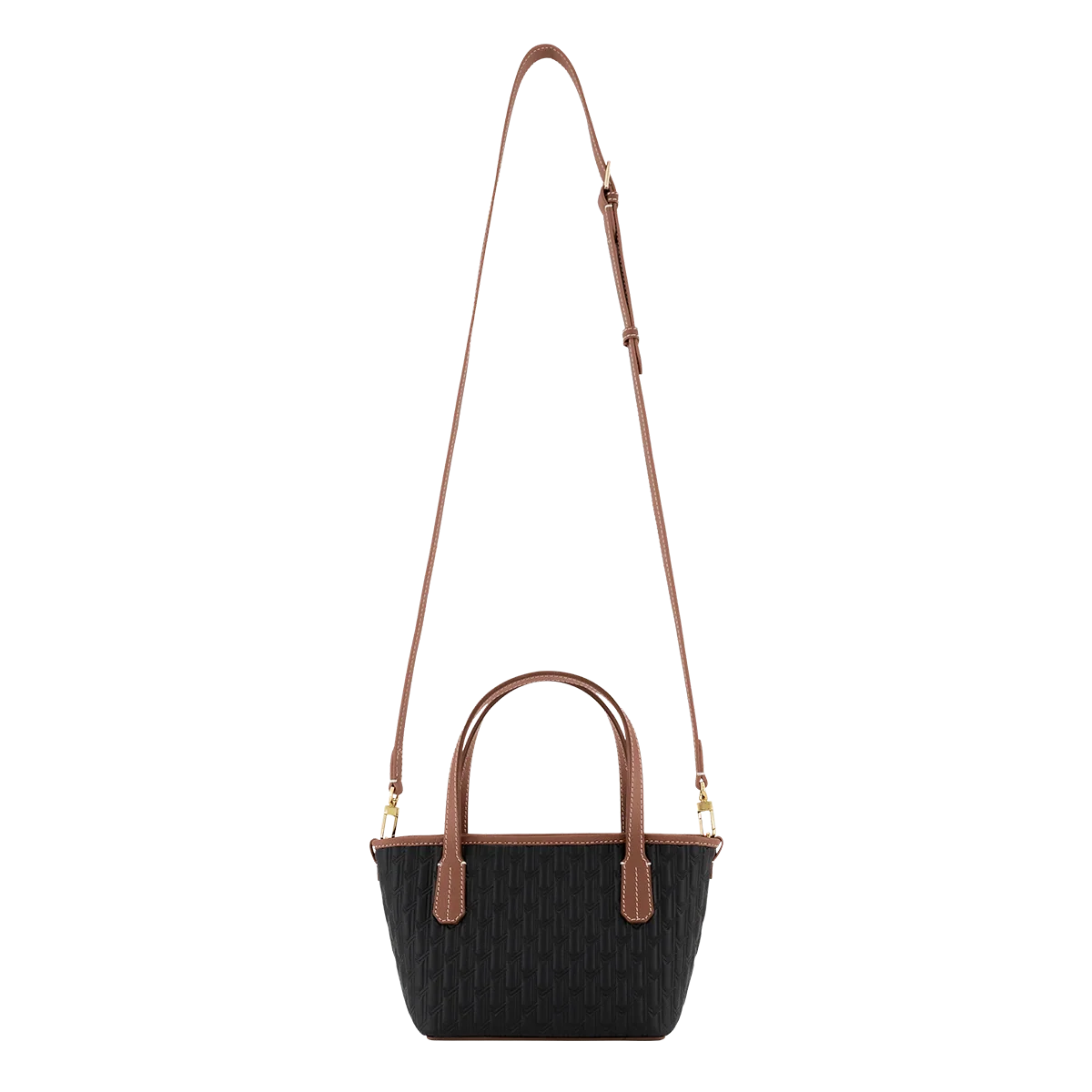 Shamma Handbag / Black & Tan - Image 2