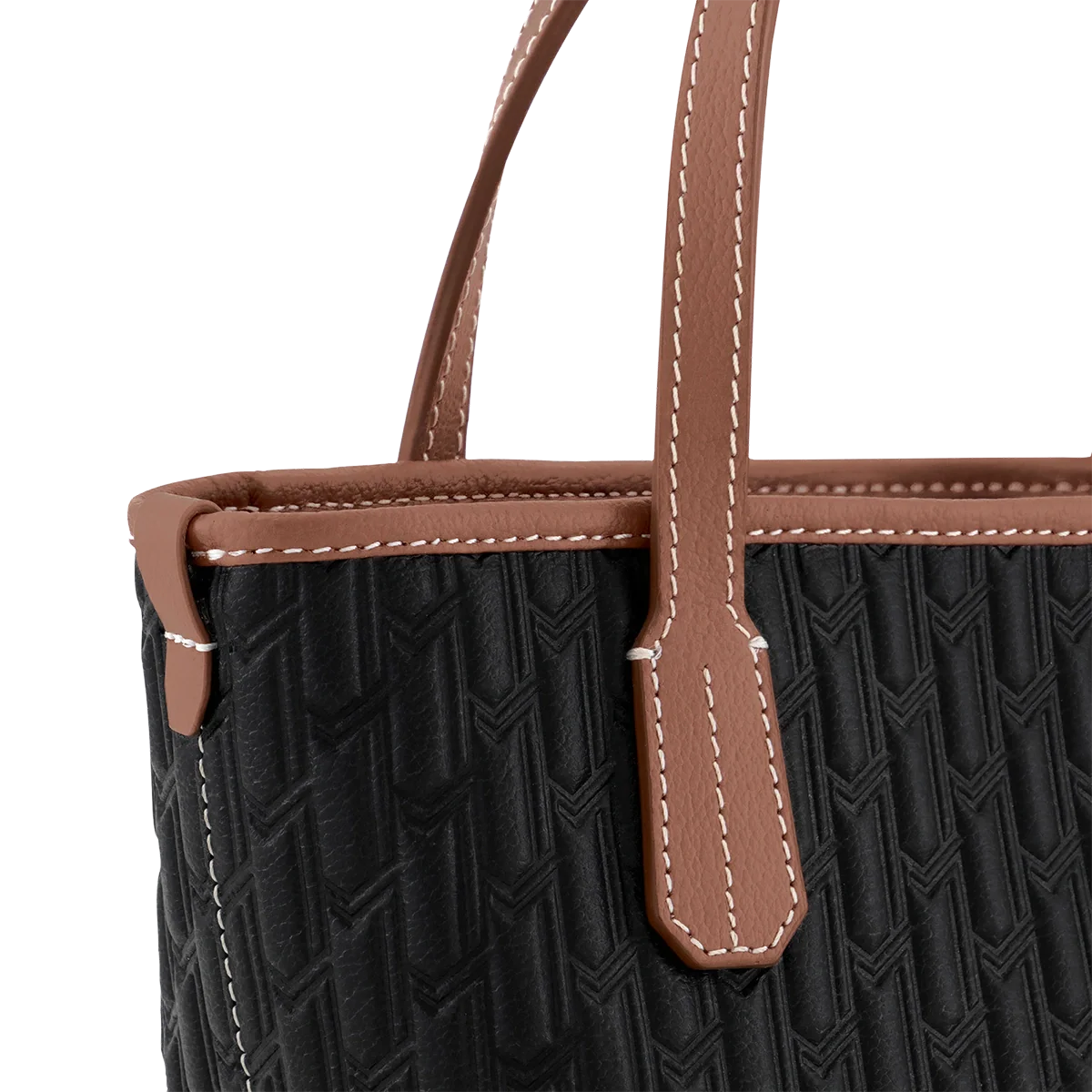 Shamma Handbag / Black & Tan - Image 3