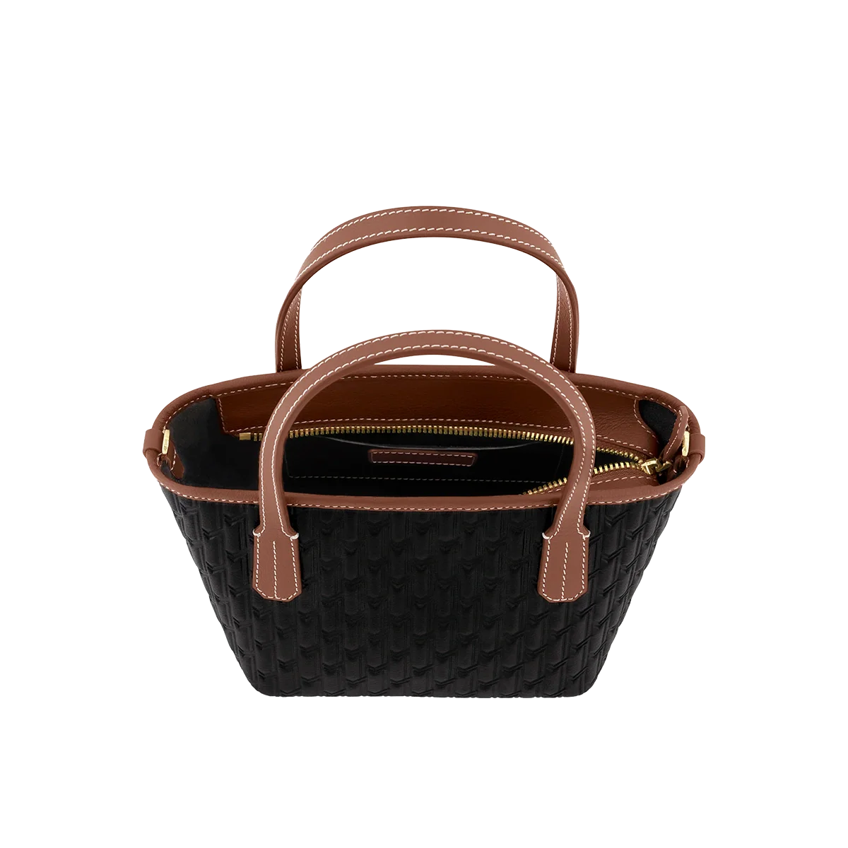 Shamma Handbag / Black & Tan - Image 4