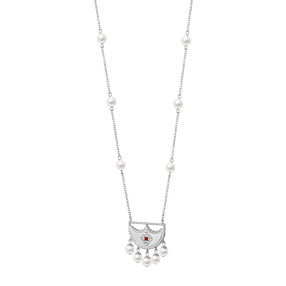 Shnaf / Necklace Pearl Silver - Image 2