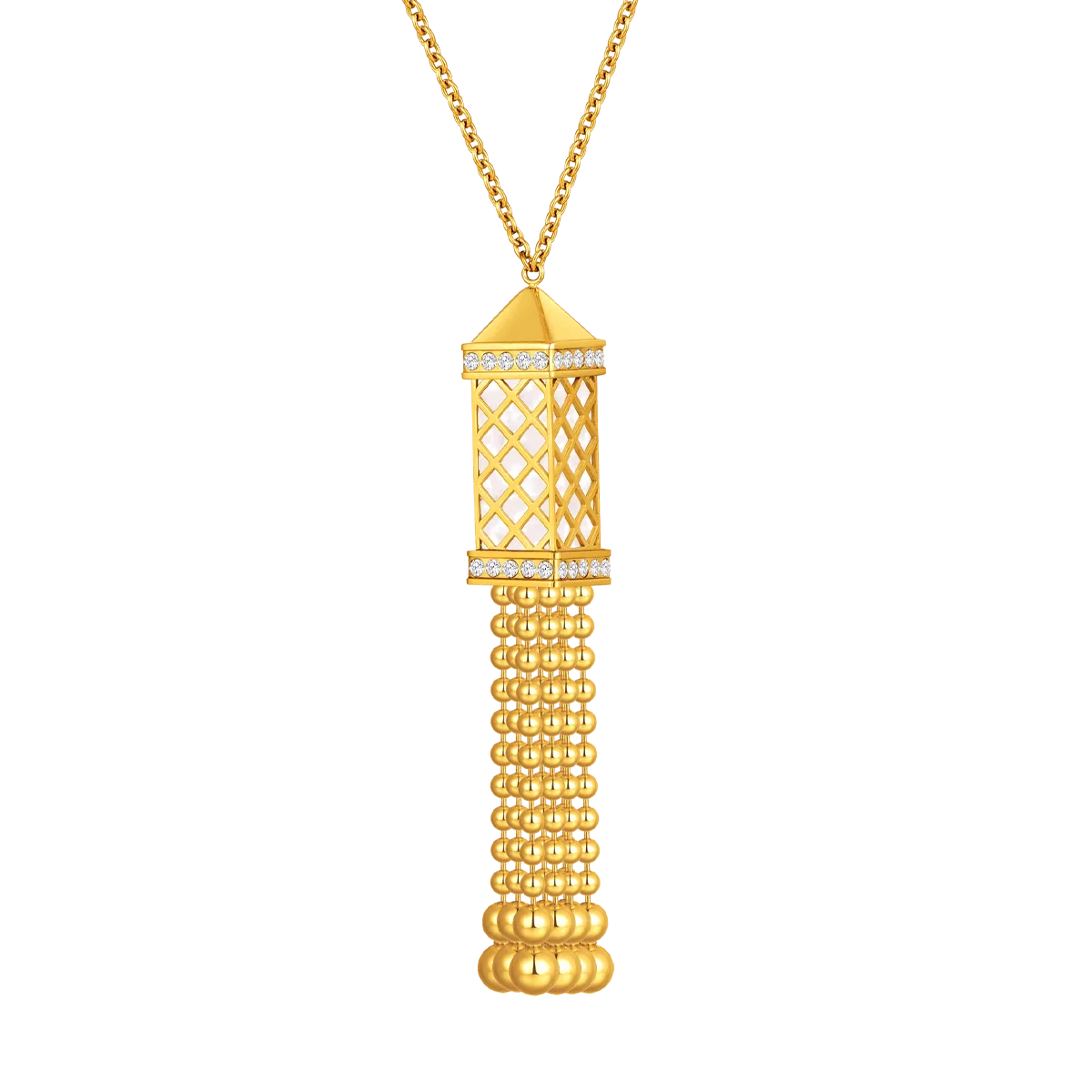 Tassel / Set Pearl Gold - Image 2