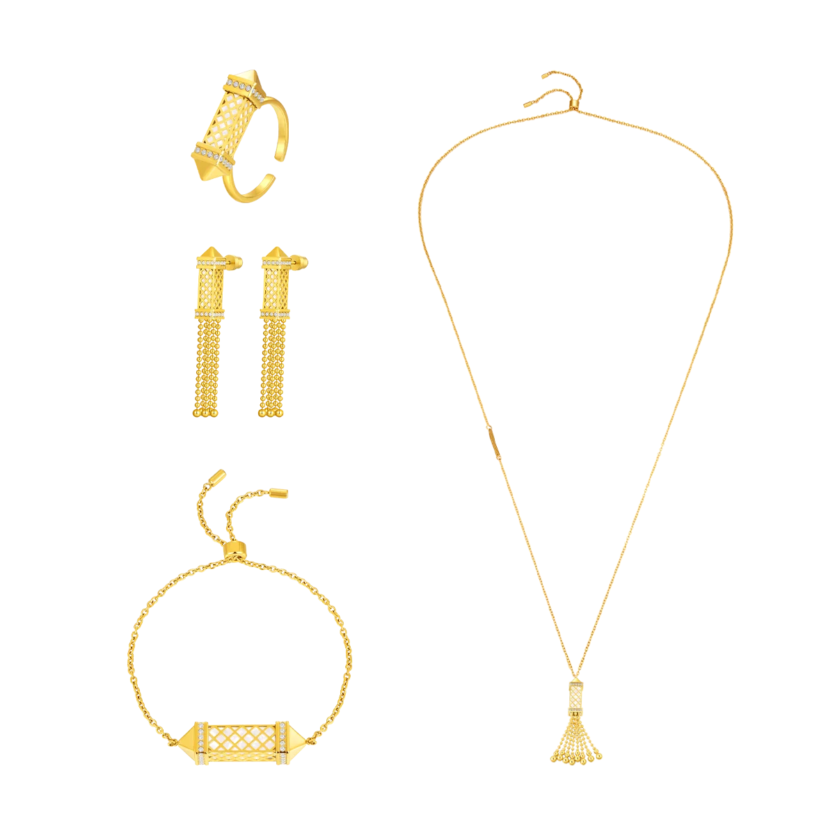 Tassel / Set Pearl Gold - Image 6