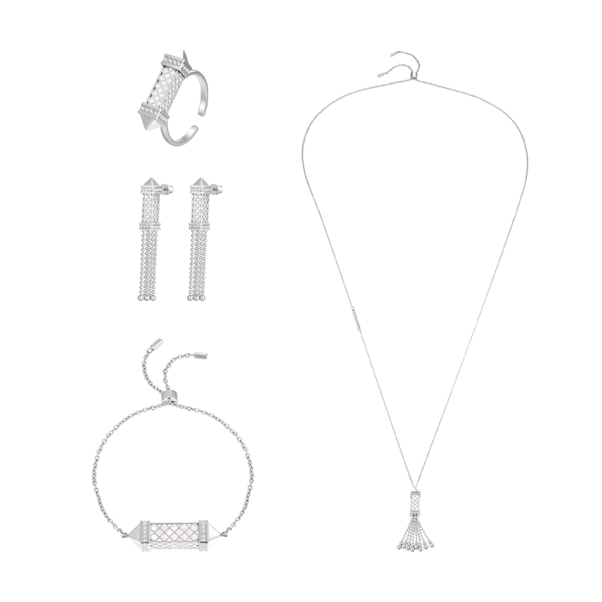 Tassel / Set Pearl Silver - Image 6