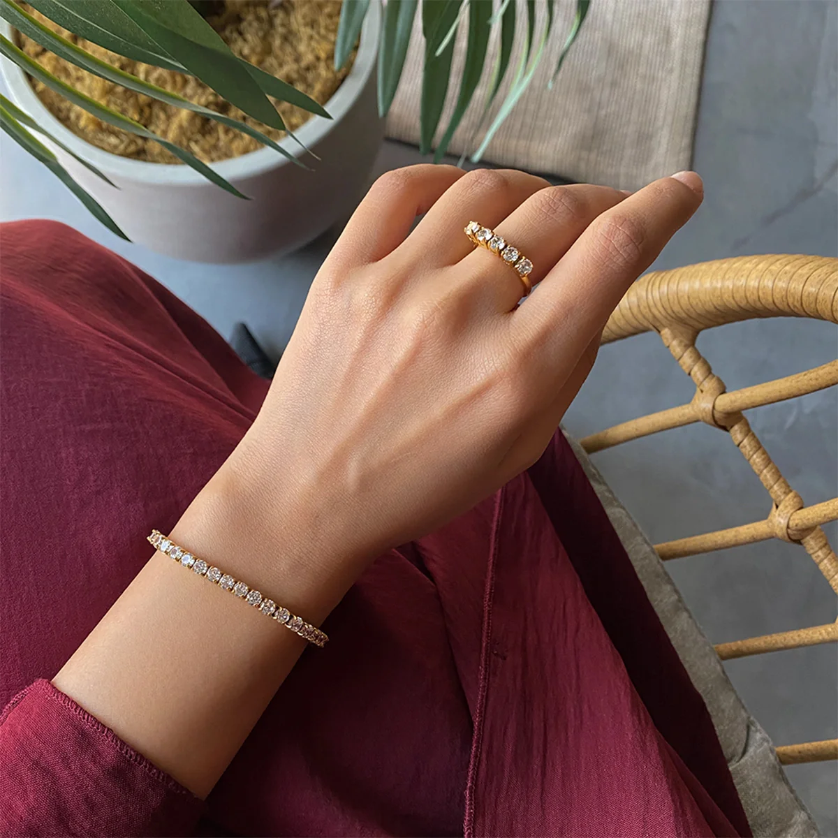 Tennis / Bracelet Gold - Image 6